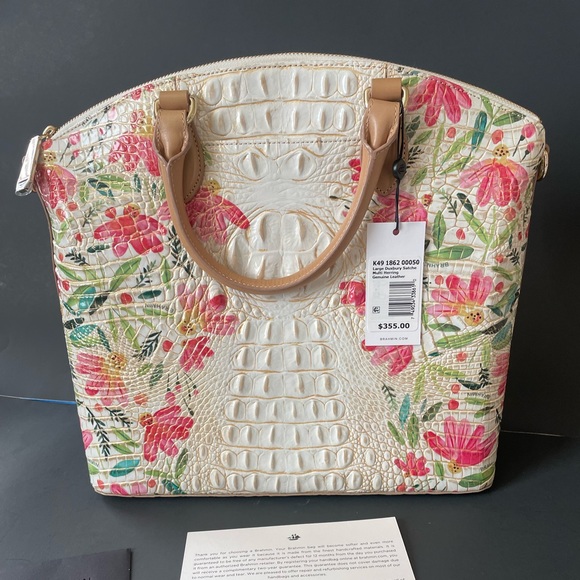 Large Duxbury Satchel - Multi Herring NWT - Picture 1 of 5